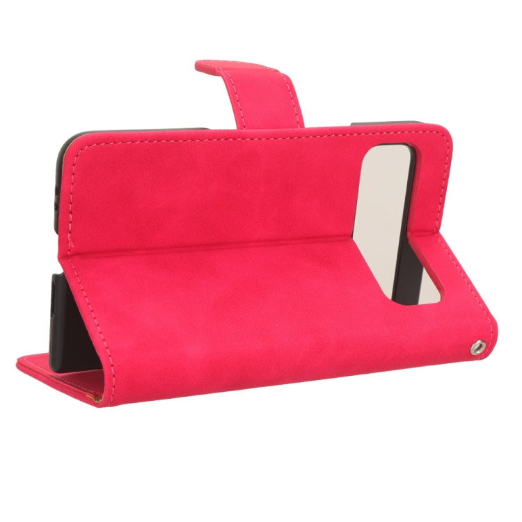 For Google Pixel Fold Skin Feel Magnetic Flip Leather Phone Case