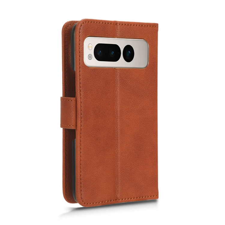 For Google Pixel Fold Lamb Texture Leather Phone Case