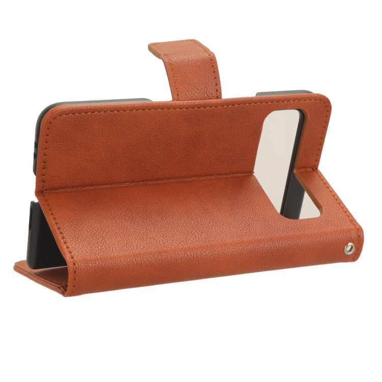 For Google Pixel Fold Lamb Texture Leather Phone Case