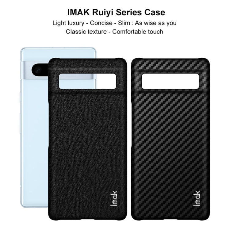 For Google Pixel 7a imak Ruiyi Series PU + PC Phone Case