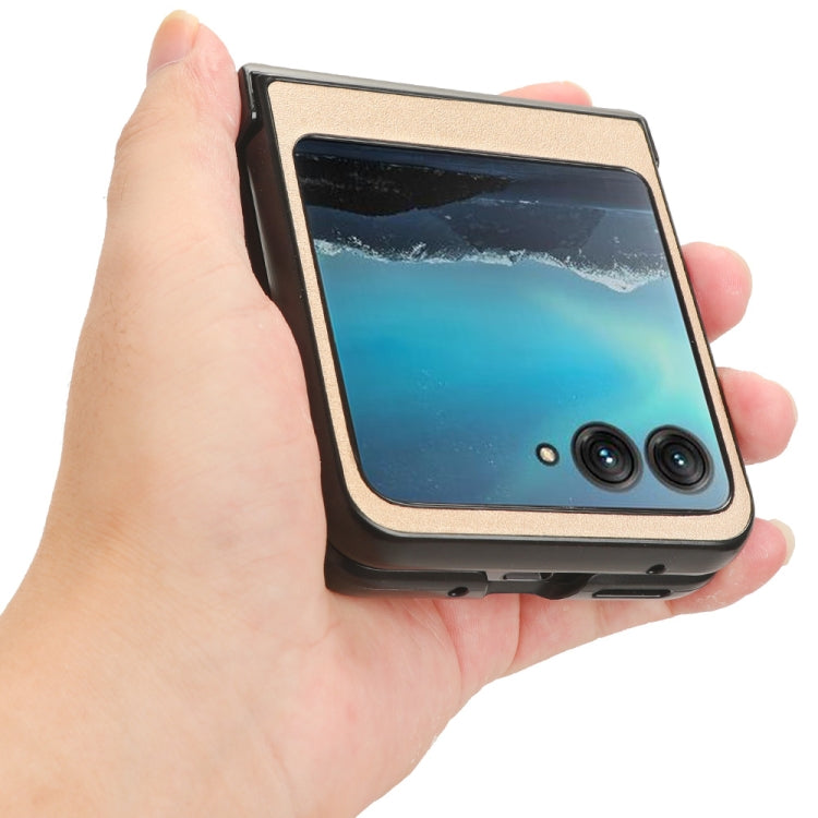 For Motorola Moto Razr 40 Ultra Sandskin Texture Phone Case