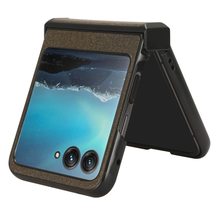 For Motorola Moto Razr 40 Ultra Sandskin Texture Phone Case