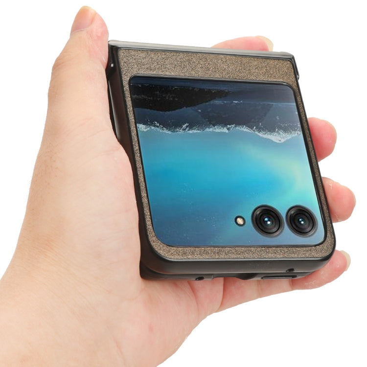 For Motorola Moto Razr 40 Ultra Sandskin Texture Phone Case