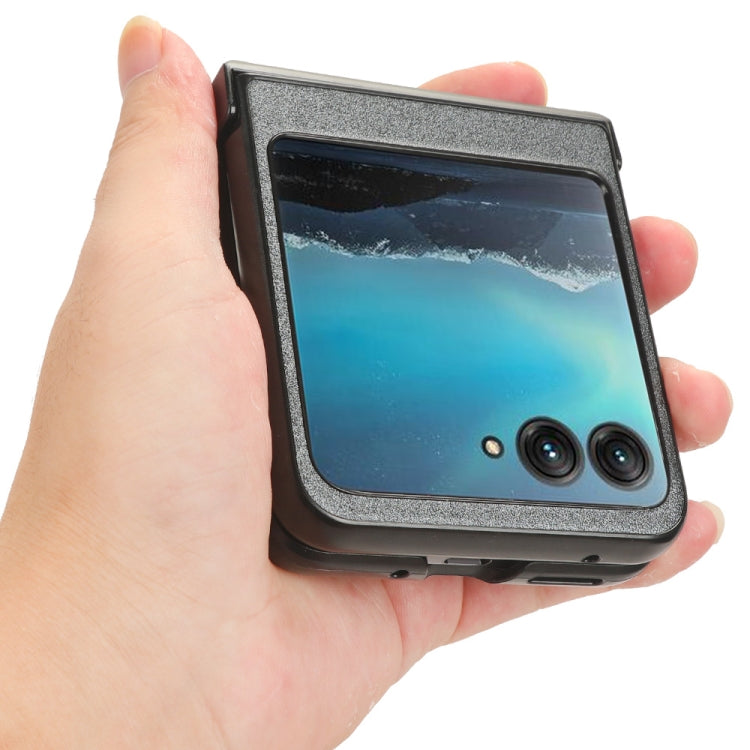 For Motorola Moto Razr 40 Ultra Sandskin Texture Phone Case