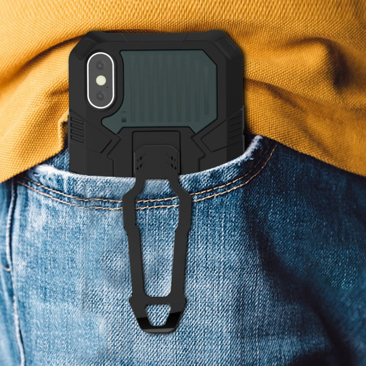 For iPhone XR Machine Armor Warrior Shockproof PC + TPU Protective Case