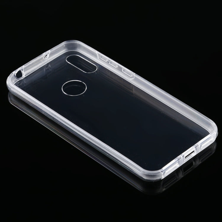 For Huawei Y6 2019 PC+TPU Ultra-Thin Double-Sided All-Inclusive Transparent Case