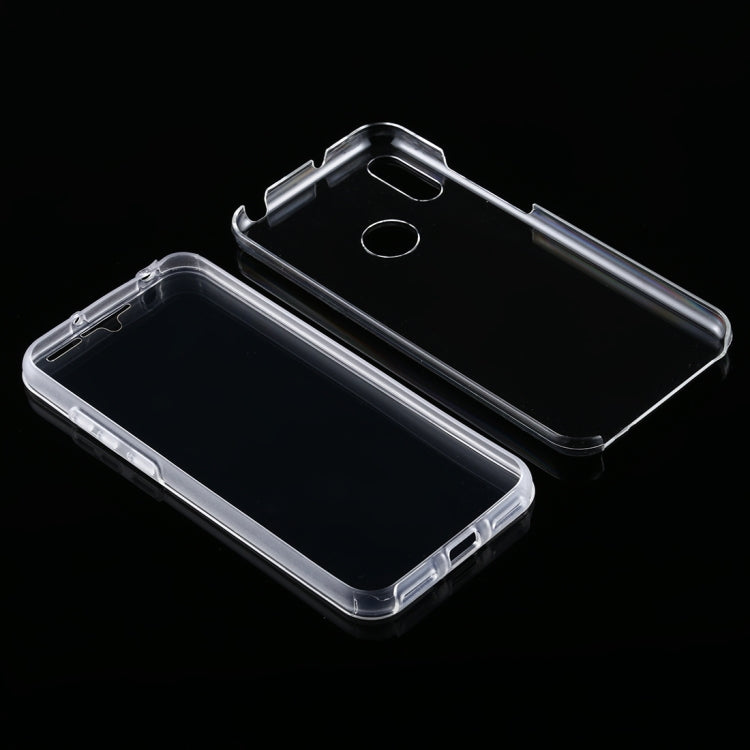 For Huawei Y6 2019 PC+TPU Ultra-Thin Double-Sided All-Inclusive Transparent Case