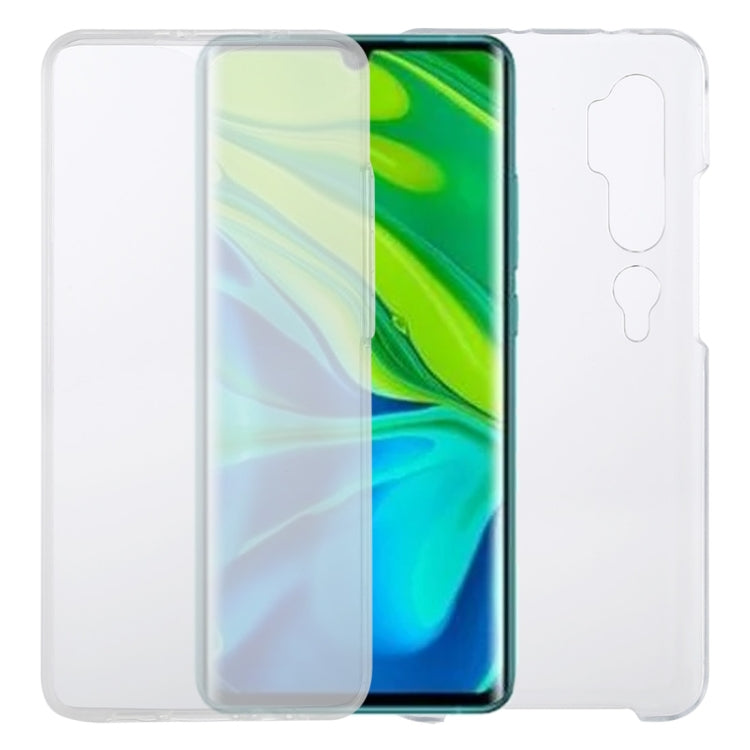 For Xiaomi Mi Note 10 PC+TPU Ultra-Thin Double-Sided All-Inclusive Transparent Case