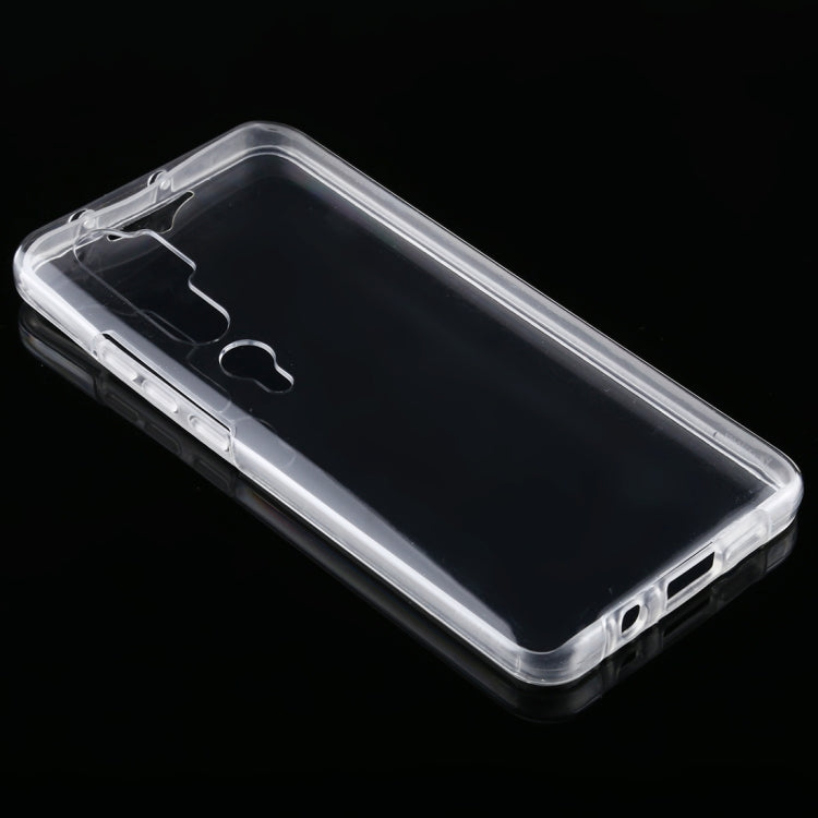 For Xiaomi Mi Note 10 PC+TPU Ultra-Thin Double-Sided All-Inclusive Transparent Case