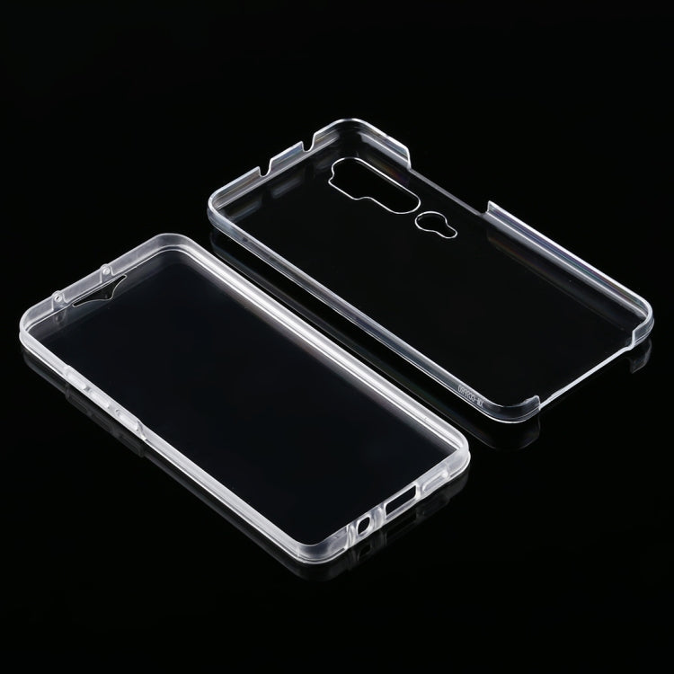 For Xiaomi Mi Note 10 PC+TPU Ultra-Thin Double-Sided All-Inclusive Transparent Case