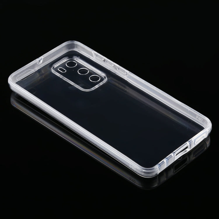 For Huawei P40 PC+TPU Ultra-Thin Double-Sided All-Inclusive Transparent Case