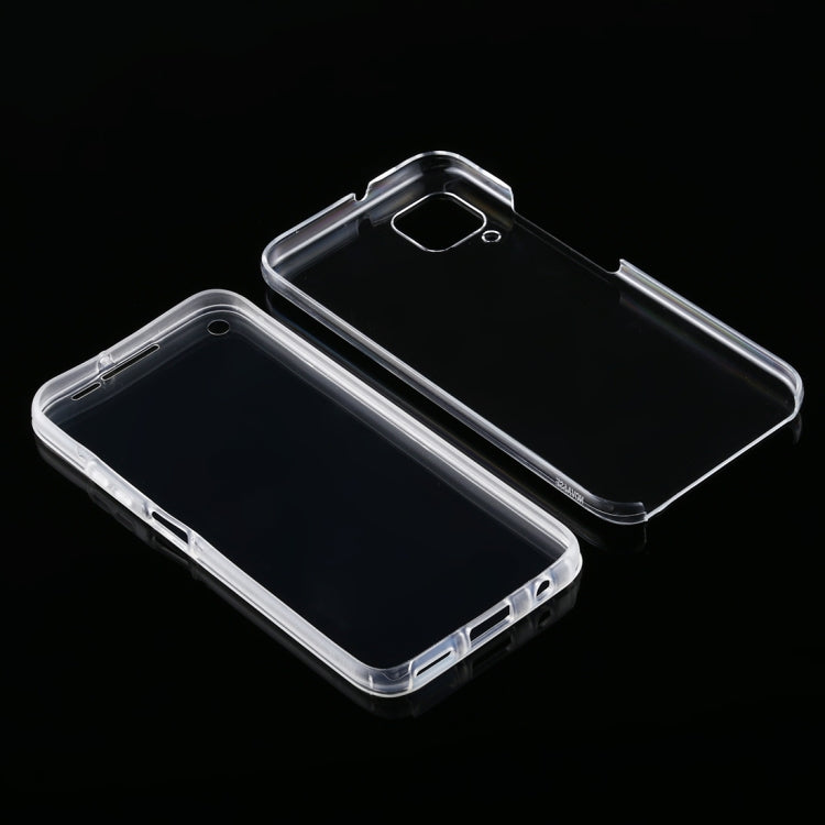 For Huawei P40 Lite PC+TPU Ultra-Thin Double-Sided All-Inclusive Transparent Case