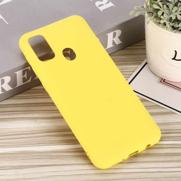 For Huawei P smart 2020 Pure Color Liquid Silicone Shockproof Full Coverage Case