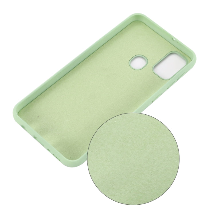 For Huawei P smart 2020 Pure Color Liquid Silicone Shockproof Full Coverage Case