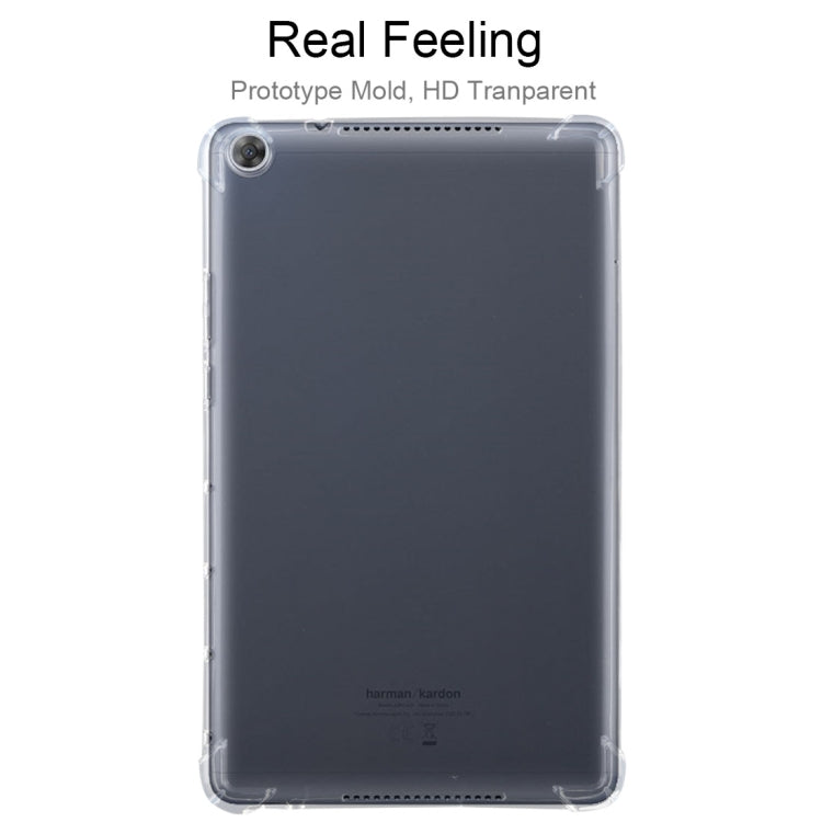 For Huawei Mediapad M5 Lite Shockproof Transparent TPU Protective Case