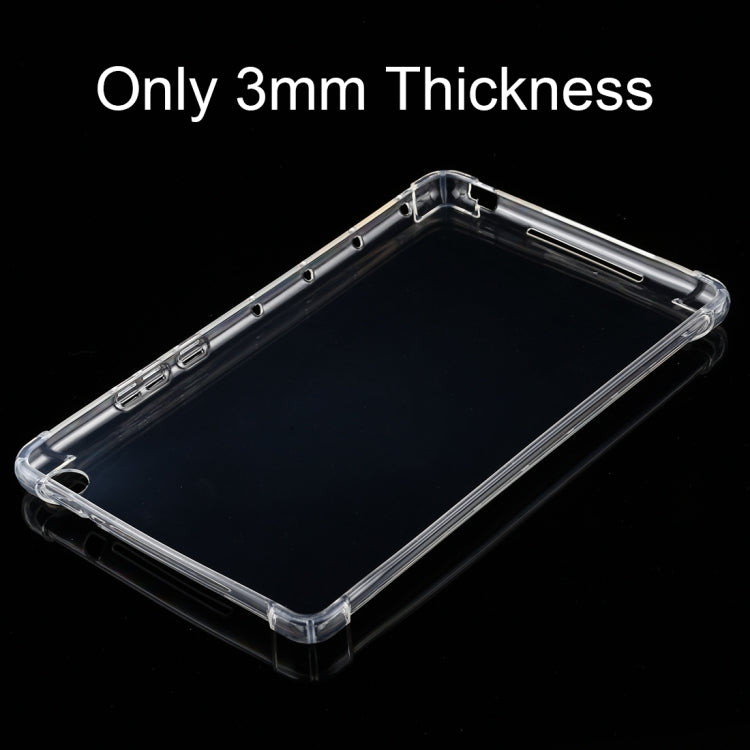 For Huawei Mediapad M5 Lite Shockproof Transparent TPU Protective Case