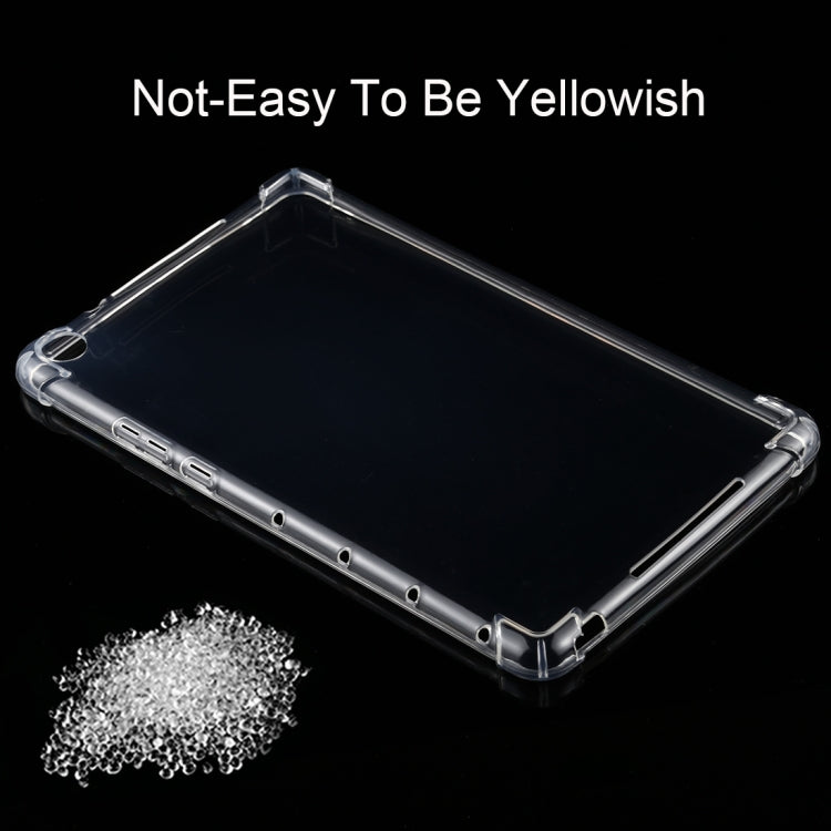 For Huawei Mediapad M5 Lite Shockproof Transparent TPU Protective Case