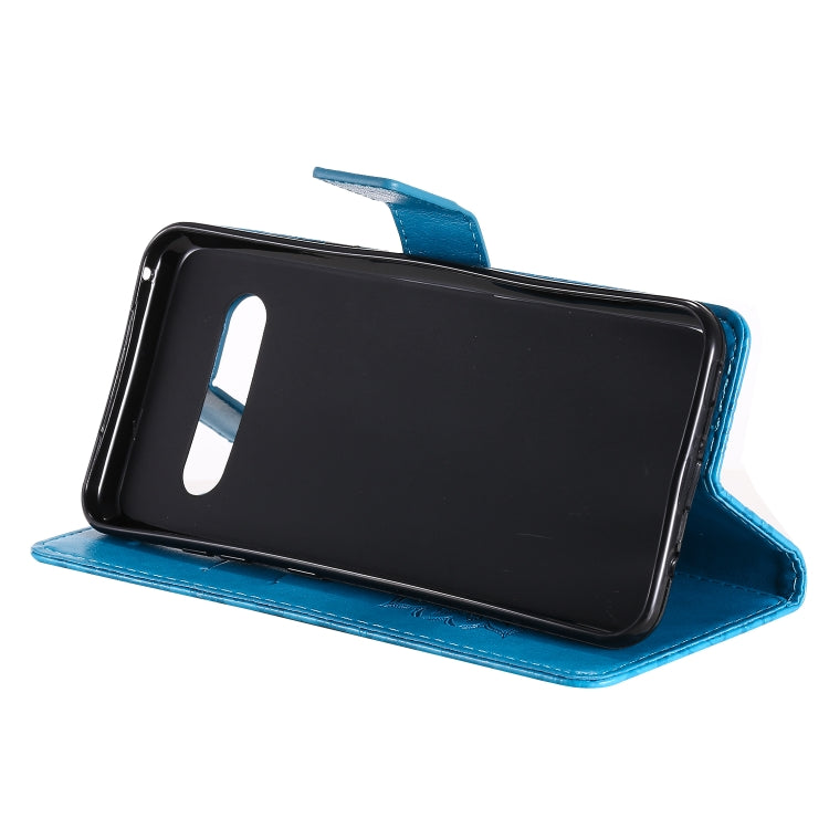 For LG V60 ThinQ 5G Embossed Sunflower Pattern Horizontal Flip PU Leather Case with Holder & Card Slots & Wallet & Lanyard