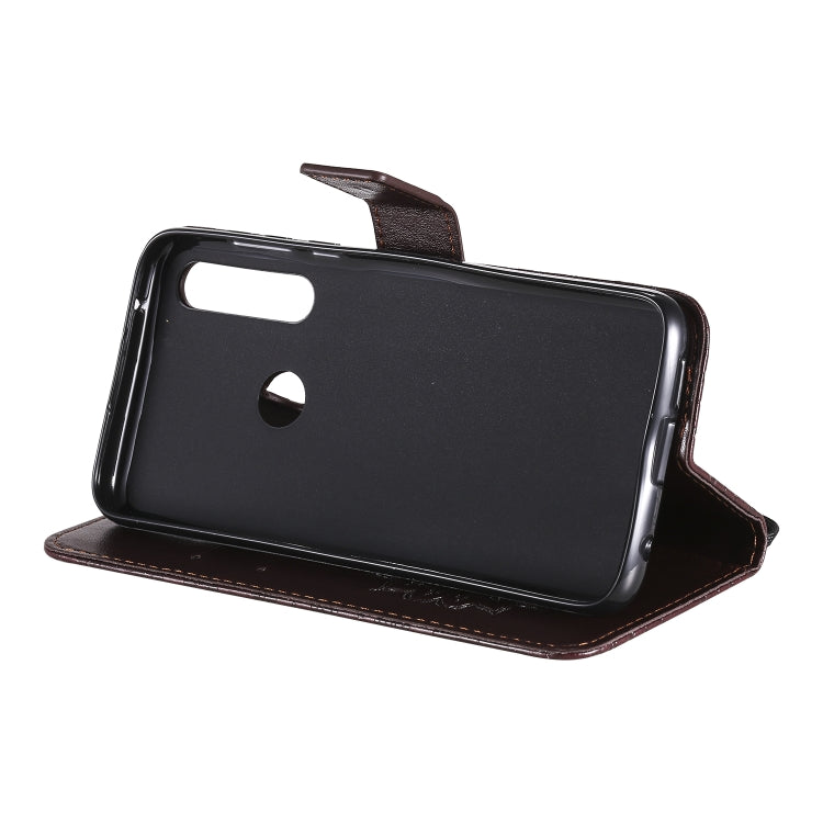 For Motorola Moto G Power Embossed Sunflower Pattern Horizontal Flip PU Leather Case with Holder & Card Slots & Wallet & Lanyard