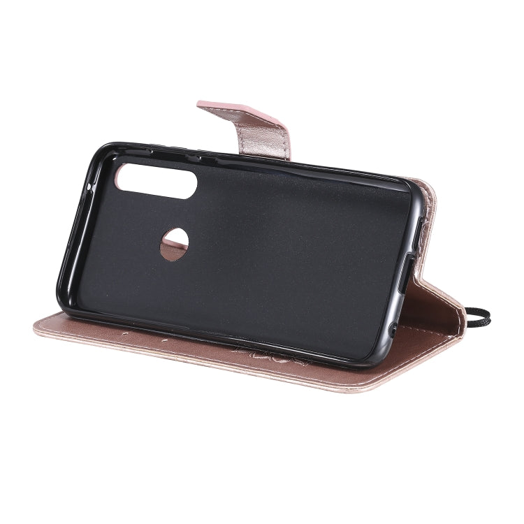 For Motorola Moto G Power Embossed Sunflower Pattern Horizontal Flip PU Leather Case with Holder & Card Slots & Wallet & Lanyard