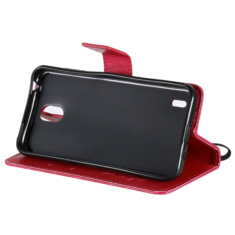 For Nokia 1.3 Embossed Sunflower Pattern Horizontal Flip PU Leather Case with Holder & Card Slots & Wallet & Lanyard