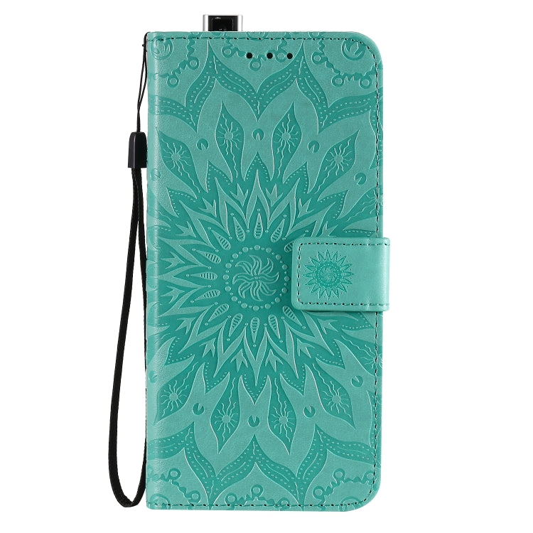For Xiaomi Redmi K30 Pro Embossed Sunflower Pattern Horizontal Flip PU Leather Case with Holder & Card Slots & Wallet & Lanyard