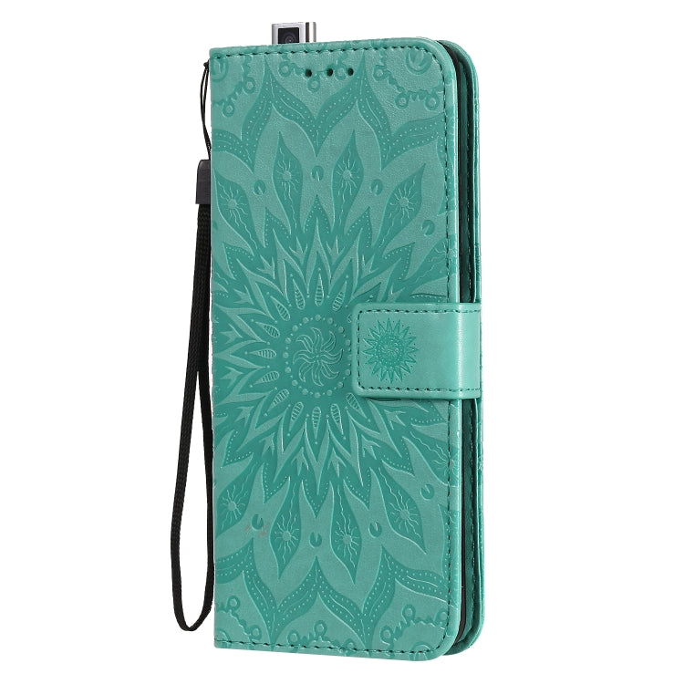 For Xiaomi Redmi K30 Pro Embossed Sunflower Pattern Horizontal Flip PU Leather Case with Holder & Card Slots & Wallet & Lanyard
