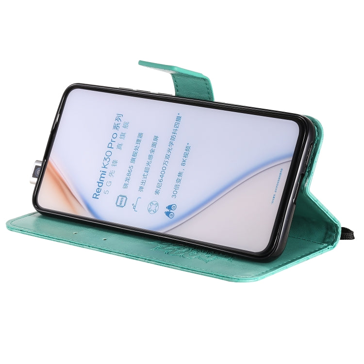 For Xiaomi Redmi K30 Pro Embossed Sunflower Pattern Horizontal Flip PU Leather Case with Holder & Card Slots & Wallet & Lanyard