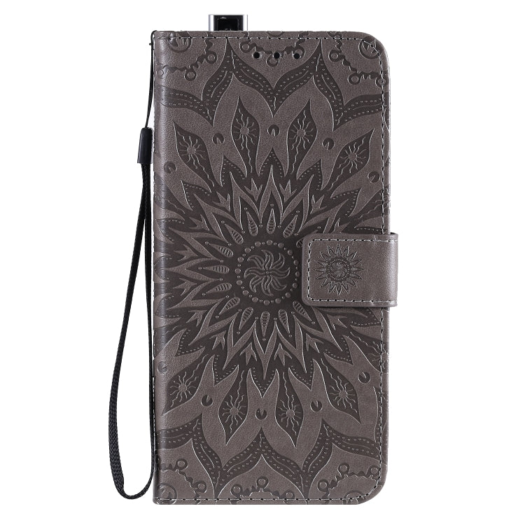 For Xiaomi Redmi K30 Pro Embossed Sunflower Pattern Horizontal Flip PU Leather Case with Holder & Card Slots & Wallet & Lanyard
