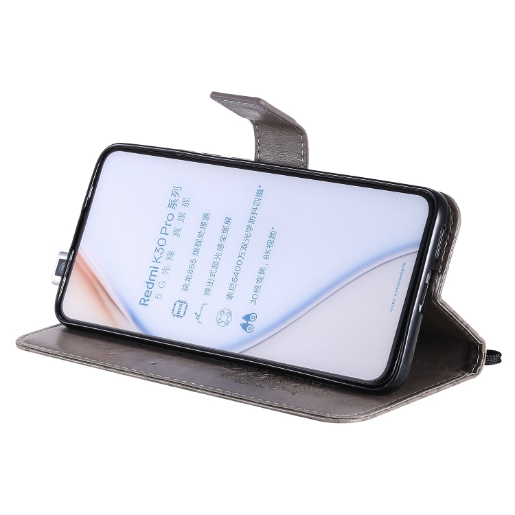 For Xiaomi Redmi K30 Pro Embossed Sunflower Pattern Horizontal Flip PU Leather Case with Holder & Card Slots & Wallet & Lanyard