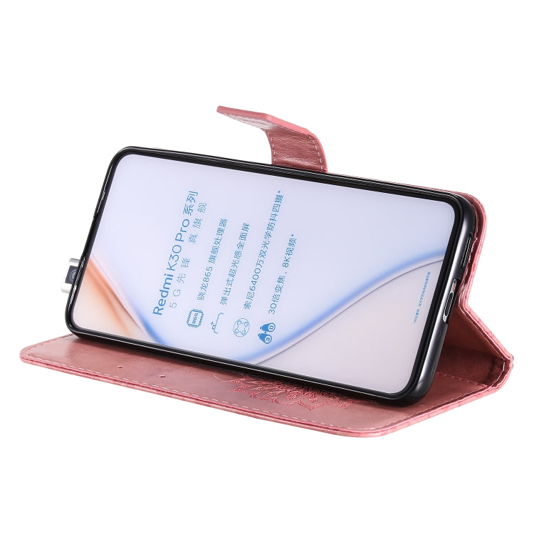 For Xiaomi Redmi K30 Pro Embossed Sunflower Pattern Horizontal Flip PU Leather Case with Holder & Card Slots & Wallet & Lanyard