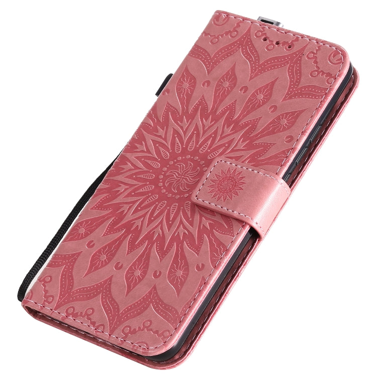 For Xiaomi Redmi K30 Pro Embossed Sunflower Pattern Horizontal Flip PU Leather Case with Holder & Card Slots & Wallet & Lanyard