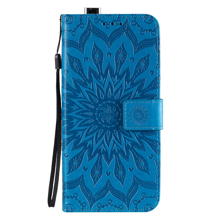 For Xiaomi Redmi K30 Pro Embossed Sunflower Pattern Horizontal Flip PU Leather Case with Holder & Card Slots & Wallet & Lanyard