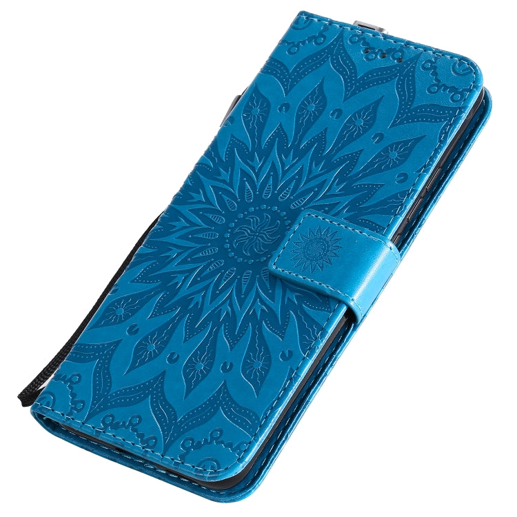 For Xiaomi Redmi K30 Pro Embossed Sunflower Pattern Horizontal Flip PU Leather Case with Holder & Card Slots & Wallet & Lanyard