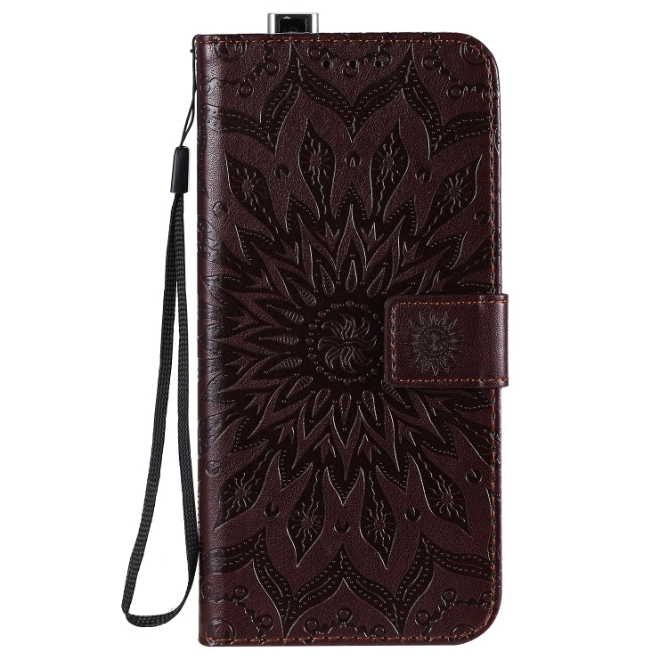 For Xiaomi Redmi K30 Pro Embossed Sunflower Pattern Horizontal Flip PU Leather Case with Holder & Card Slots & Wallet & Lanyard
