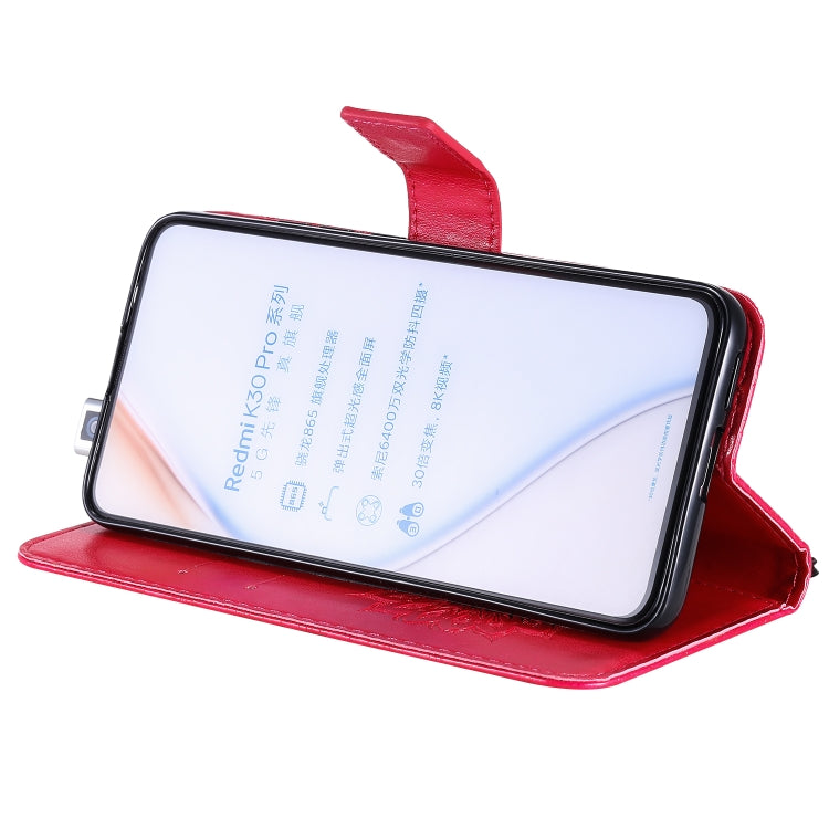 For Xiaomi Redmi K30 Pro Embossed Sunflower Pattern Horizontal Flip PU Leather Case with Holder & Card Slots & Wallet & Lanyard