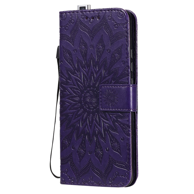 For Xiaomi Redmi K30 Pro Embossed Sunflower Pattern Horizontal Flip PU Leather Case with Holder & Card Slots & Wallet & Lanyard