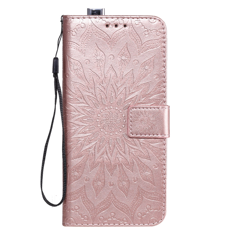 For Xiaomi Redmi K30 Pro Embossed Sunflower Pattern Horizontal Flip PU Leather Case with Holder & Card Slots & Wallet & Lanyard