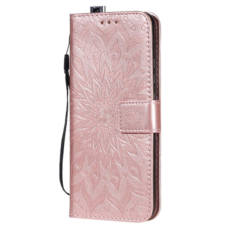 For Xiaomi Redmi K30 Pro Embossed Sunflower Pattern Horizontal Flip PU Leather Case with Holder & Card Slots & Wallet & Lanyard