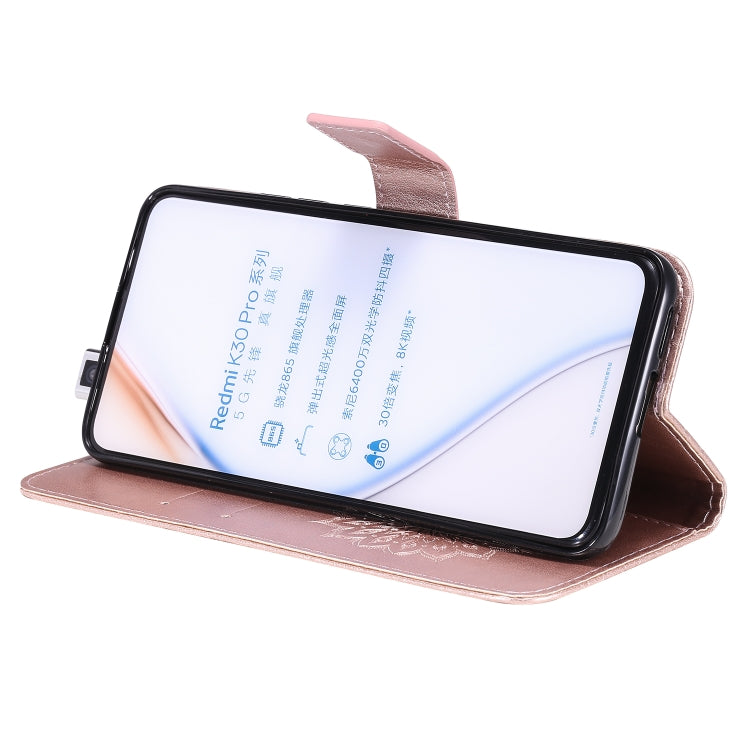 For Xiaomi Redmi K30 Pro Embossed Sunflower Pattern Horizontal Flip PU Leather Case with Holder & Card Slots & Wallet & Lanyard