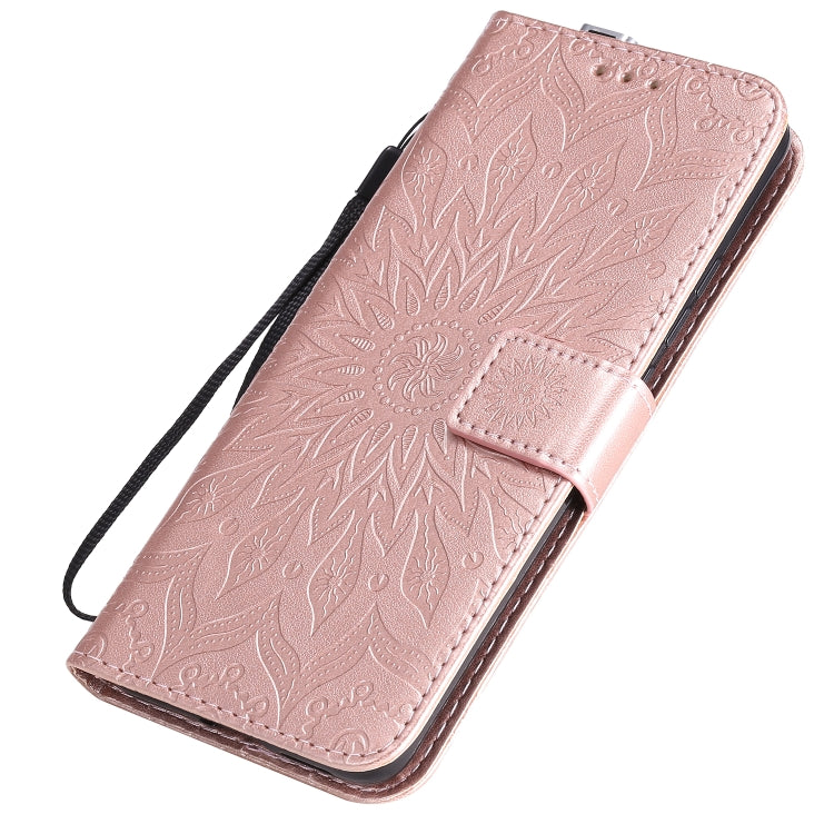 For Xiaomi Redmi K30 Pro Embossed Sunflower Pattern Horizontal Flip PU Leather Case with Holder & Card Slots & Wallet & Lanyard