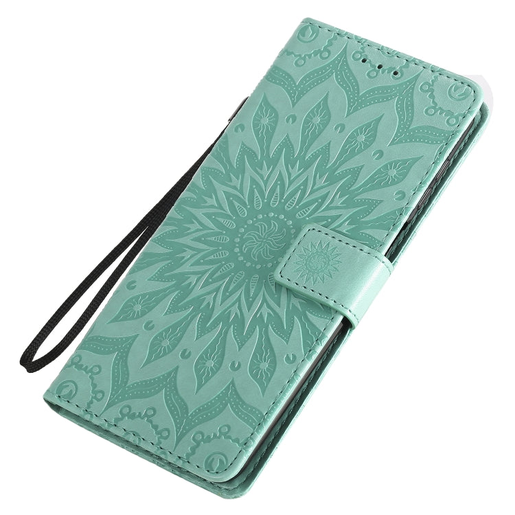 For Xiaomi Redmi Note 9 Pro Embossed Sunflower Pattern Horizontal Flip PU Leather Case with Holder & Card Slots & Wallet & Lanyard