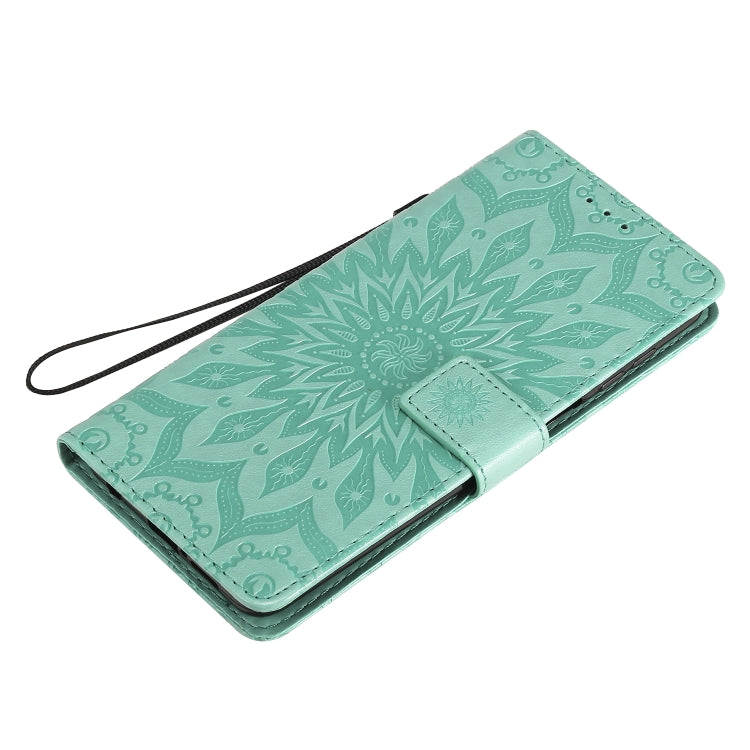 For Xiaomi Redmi Note 9 Pro Embossed Sunflower Pattern Horizontal Flip PU Leather Case with Holder & Card Slots & Wallet & Lanyard