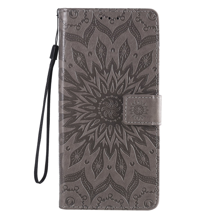 For Xiaomi Redmi Note 9 Pro Embossed Sunflower Pattern Horizontal Flip PU Leather Case with Holder & Card Slots & Wallet & Lanyard