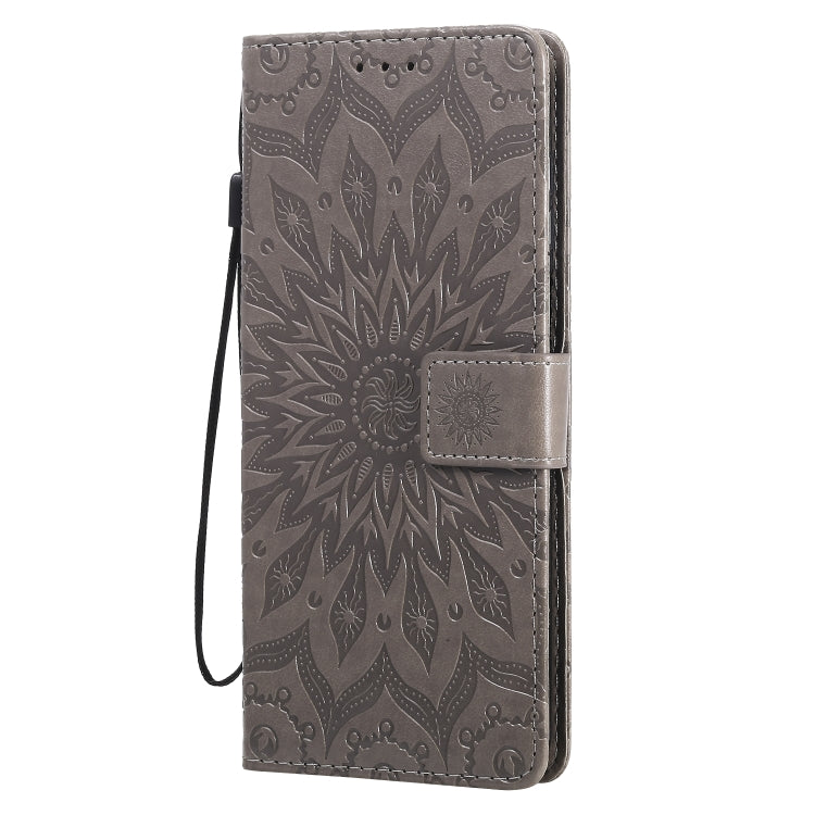 For Xiaomi Redmi Note 9 Pro Embossed Sunflower Pattern Horizontal Flip PU Leather Case with Holder & Card Slots & Wallet & Lanyard