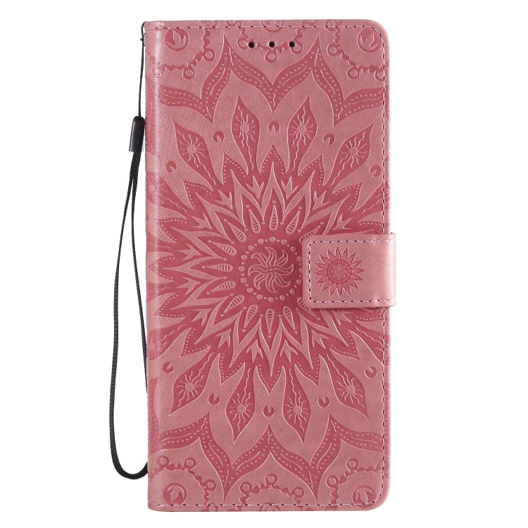 For Xiaomi Redmi Note 9 Pro Embossed Sunflower Pattern Horizontal Flip PU Leather Case with Holder & Card Slots & Wallet & Lanyard