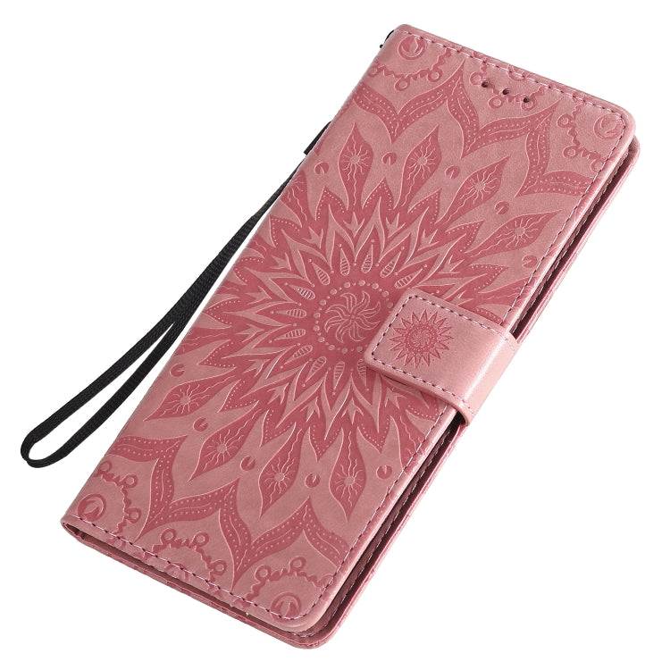 For Xiaomi Redmi Note 9 Pro Embossed Sunflower Pattern Horizontal Flip PU Leather Case with Holder & Card Slots & Wallet & Lanyard
