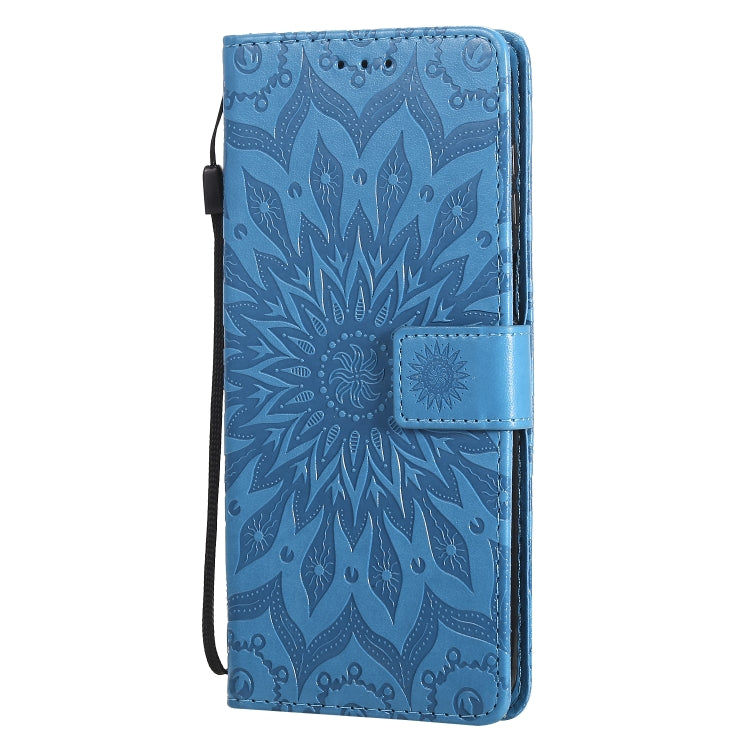 For Xiaomi Redmi Note 9 Pro Embossed Sunflower Pattern Horizontal Flip PU Leather Case with Holder & Card Slots & Wallet & Lanyard