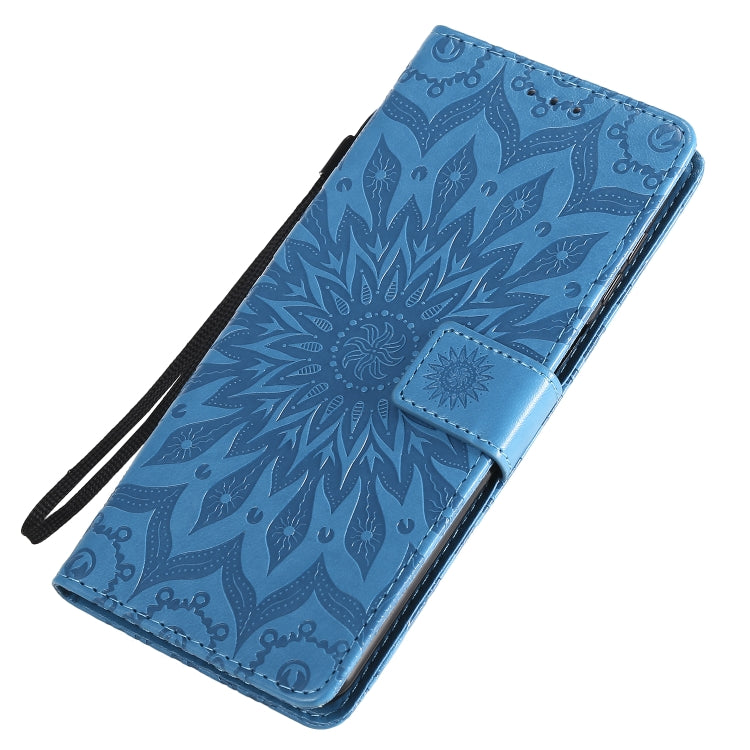 For Xiaomi Redmi Note 9 Pro Embossed Sunflower Pattern Horizontal Flip PU Leather Case with Holder & Card Slots & Wallet & Lanyard