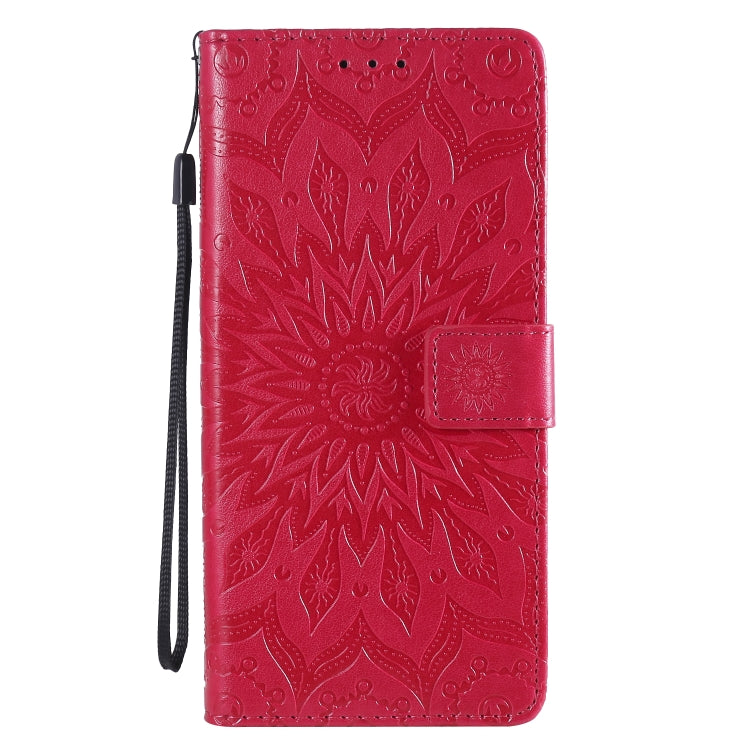 For Xiaomi Redmi Note 9 Pro Embossed Sunflower Pattern Horizontal Flip PU Leather Case with Holder & Card Slots & Wallet & Lanyard